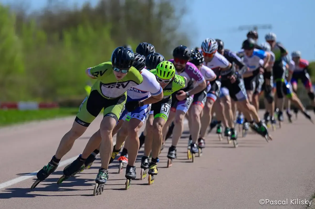 Entraînement du Nancy Roller Vitesse sur piste