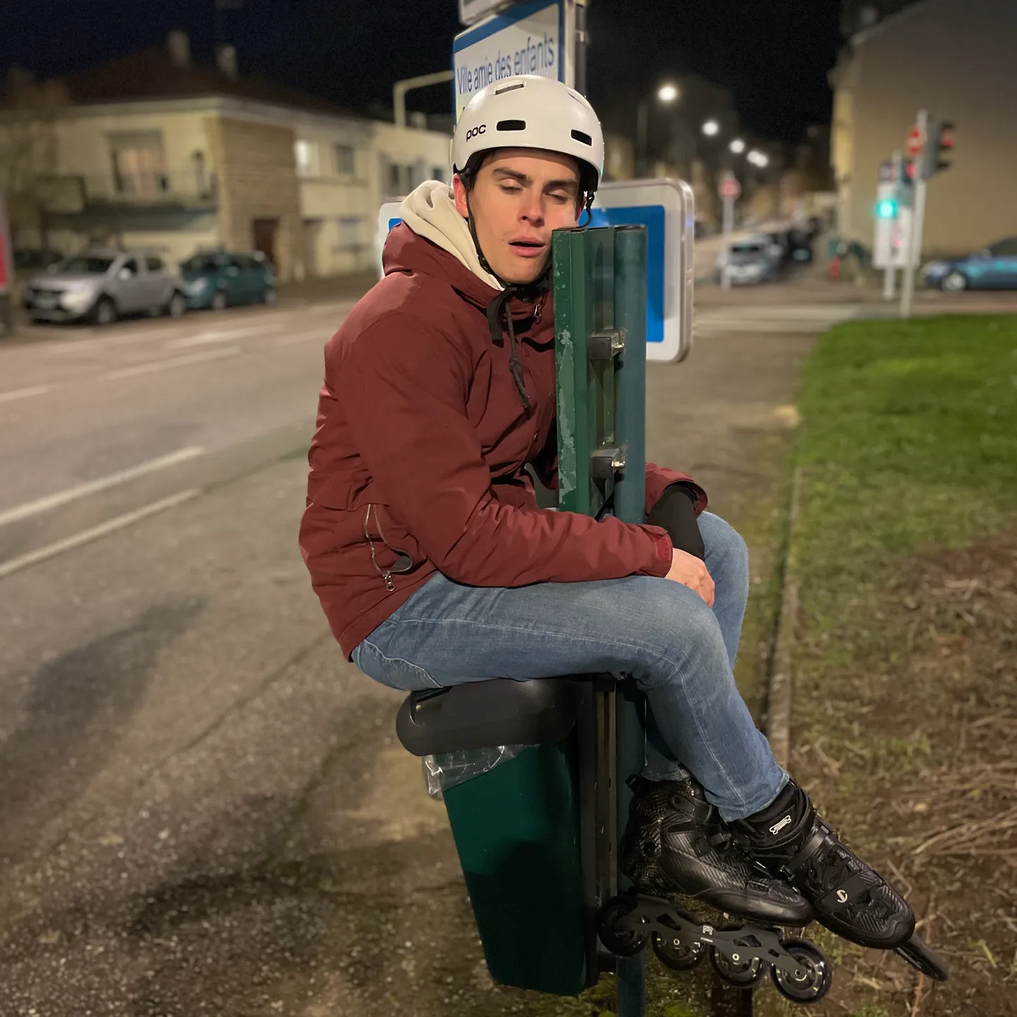 Photo cachée du président du club